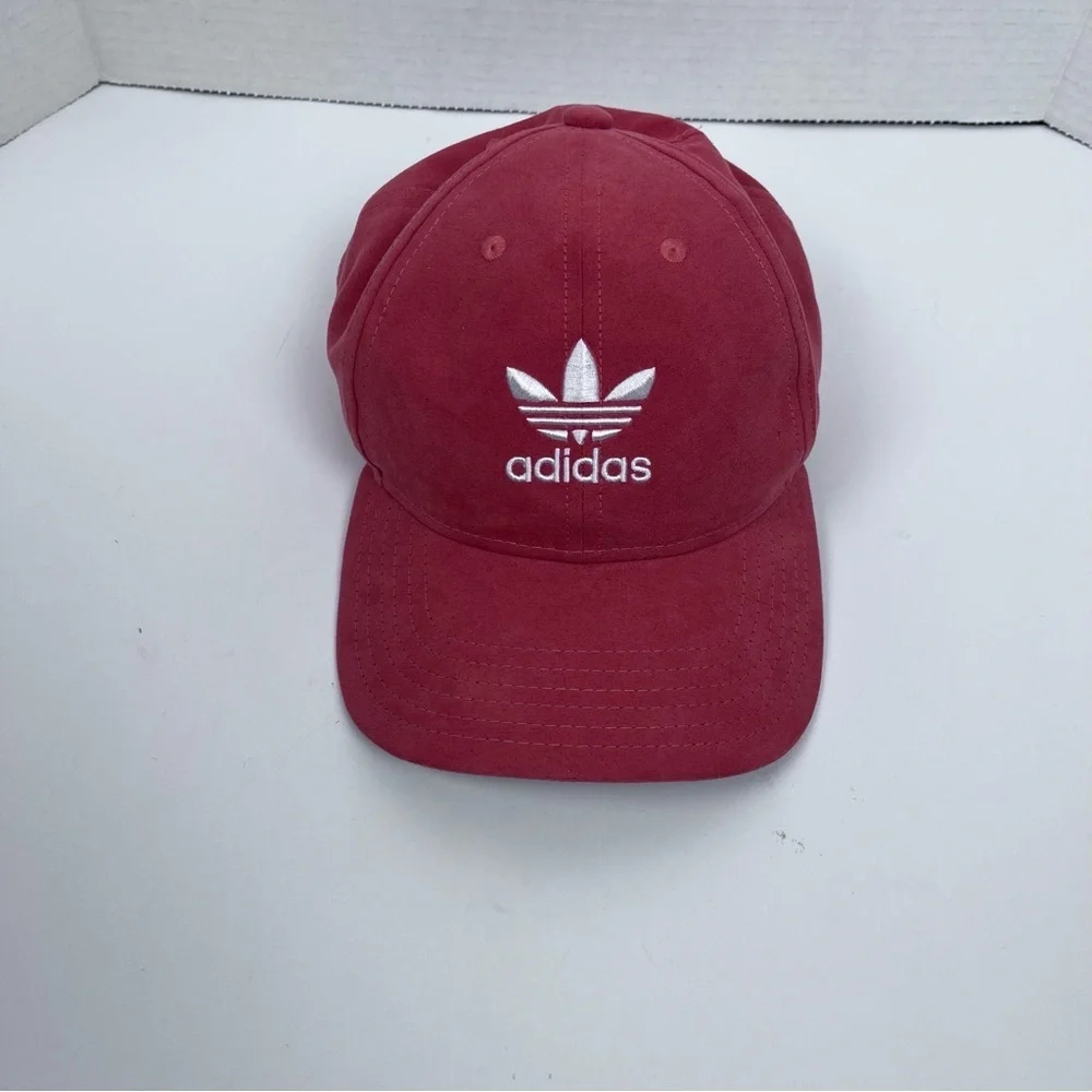 Adidas Women's Pink Strap Back Cap with Classsic Trefoil Logo One Size; Sports